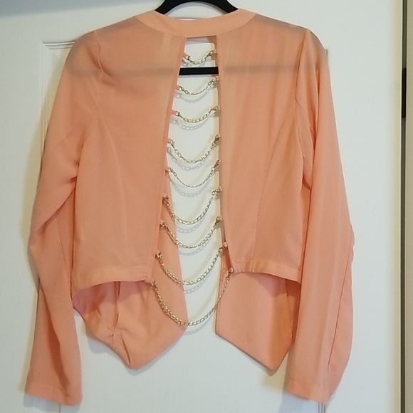 NWOT Windsor Beautiful Coral Jacket - Picture 2 of 2